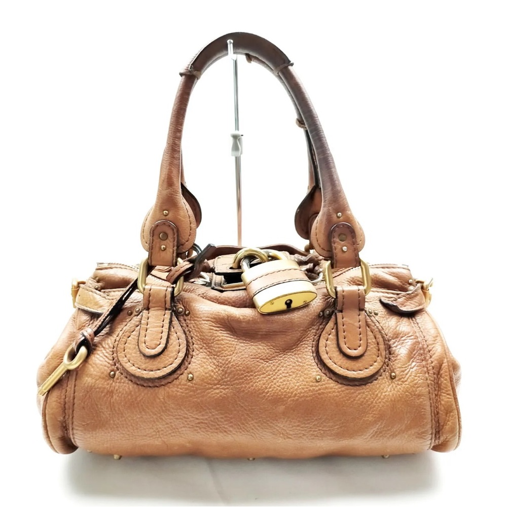 Chloe Hand Bag  Brown Leather